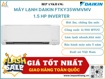 Máy lạnh Daikin Inverter 1.5 HP FTKY35WMVMV 